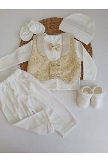 لباس خروجی بیمارستان نوزاد پسرانه بچه پیلکی PİLEKİ BABY با کد PBTAYLK