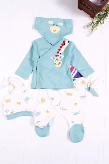 لباس خروجی بیمارستان نوزاد پسرانه  Babydonat با کد P277S5215