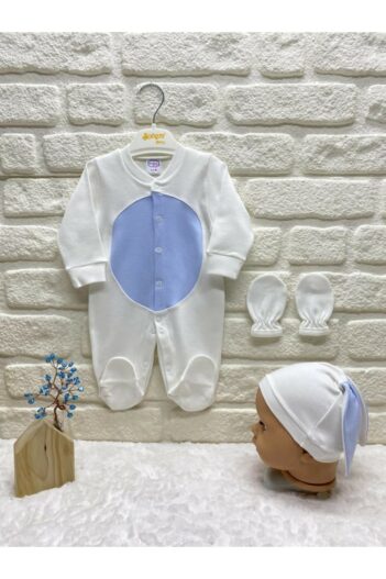 لباس خروجی بیمارستان نوزاد پسرانه  By Serpil Şener با کد tavşan tulum5