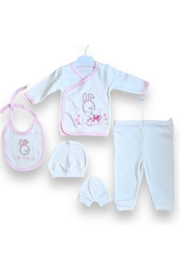 لباس خروجی بیمارستان نوزاد دخترانه بامداد morwind با کد MRW4628