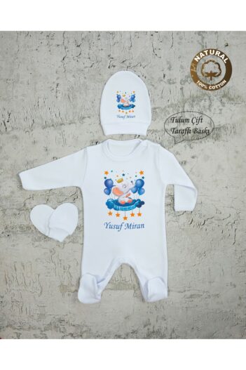 لباس خروجی بیمارستان نوزاد پسرانه  yzc home size dair... با کد HLS2002