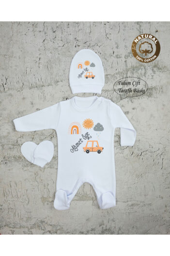 لباس خروجی بیمارستان نوزاد پسرانه  yzc home size dair... با کد YzcK2436