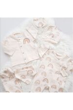 لباس خروجی بیمارستان نوزاد دخترانه  limebabies با کد kalpli7li0707