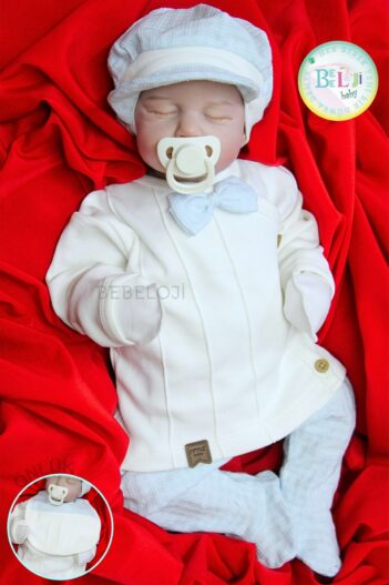 لباس خروجی بیمارستان نوزاد پسرانه بچه شناسی Bebeloji Baby با کد 1261