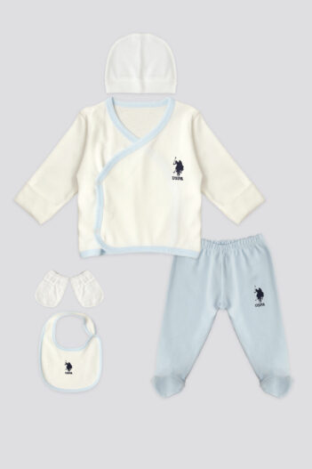 لباس خروجی بیمارستان نوزاد پسرانه رولی پولی U.S. Polo Assn. با کد USB1820-B
