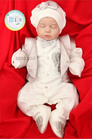 لباس خروجی بیمارستان نوزاد پسرانه بچه شناسی Bebeloji Baby با کد 228