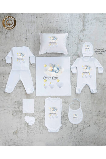 لباس خروجی بیمارستان نوزاد پسرانه  yzc home size dair... با کد YzcK2429