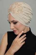 سربند حجاب زنانه استخوان نهال fidan bone با کد fdn1017-250