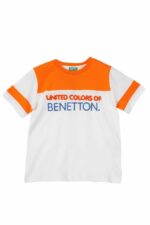 تیشرت پسرانه بنتون Benetton با کد 9202-Beyaz