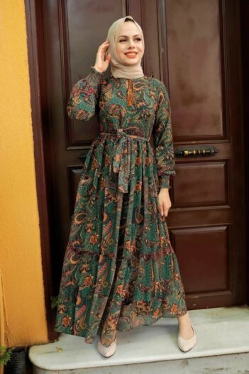 لباس بلند – لباس مجلسی زنانه نوا استایل Neva Style با کد VMK-7644