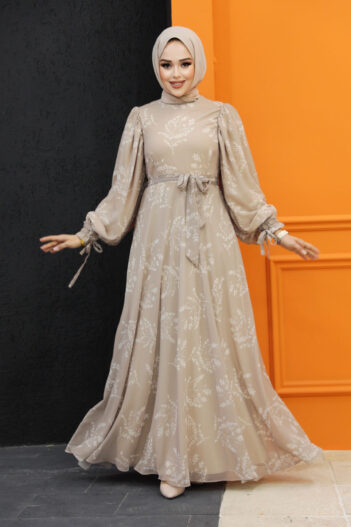 لباس بلند – لباس مجلسی زنانه نوا استایل Neva Style با کد LVD-33072