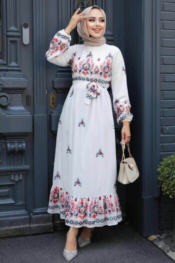 لباس بلند – لباس مجلسی زنانه نوا استایل Neva Style با کد ANT-23231