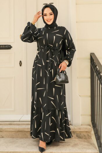 لباس بلند – لباس مجلسی زنانه نوا استایل Neva Style با کد ANT-23431