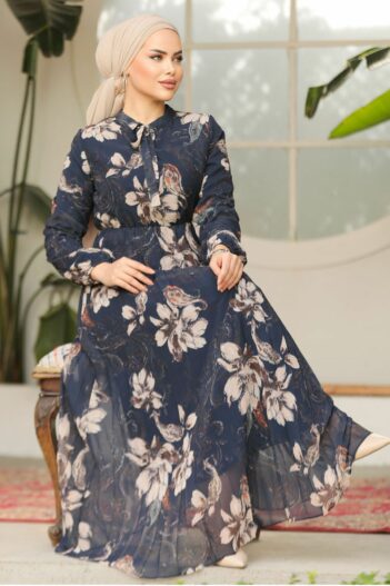 لباس بلند – لباس مجلسی زنانه نوا استایل Neva Style با کد ANT-50355