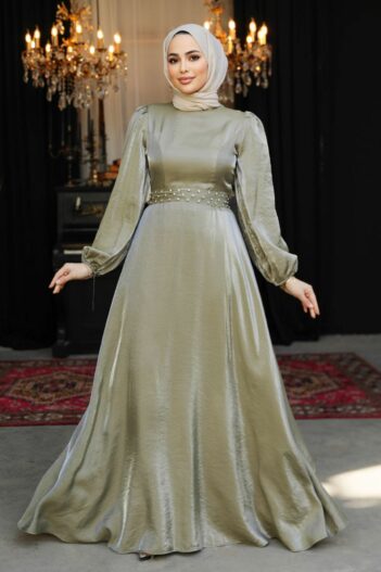 لباس بلند – لباس مجلسی زنانه نوا استایل Neva Style با کد ANT-23301