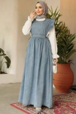 لباس بلند – لباس مجلسی زنانه نوا استایل Neva Style با کد ZNR-19113