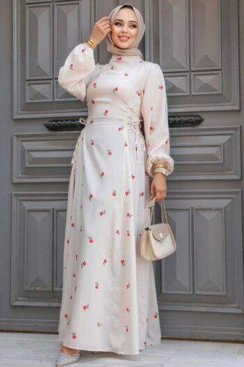 لباس بلند – لباس مجلسی زنانه نوا استایل Neva Style با کد BSL-61072