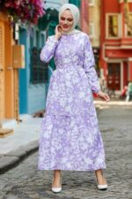 لباس بلند – لباس مجلسی زنانه نوا استایل Neva Style با کد BH-25964