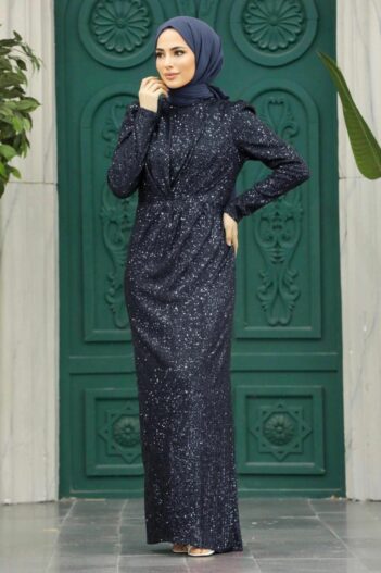 لباس بلند – لباس مجلسی زنانه نوا استایل Neva Style با کد OZD-3976