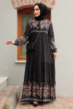 لباس بلند – لباس مجلسی زنانه نوا استایل Neva Style با کد ANT-50095