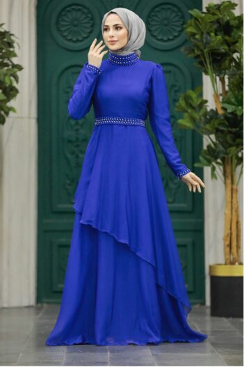 لباس بلند – لباس مجلسی زنانه نوا استایل Neva Style با کد PPL-22223