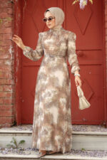 لباس بلند – لباس مجلسی زنانه نوا استایل Neva Style با کد OZD-27944