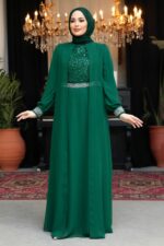 لباس بلند – لباس مجلسی زنانه نوا استایل Neva Style با کد FY-25876