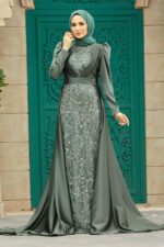 لباس بلند – لباس مجلسی زنانه نوا استایل Neva Style با کد EGS-23082