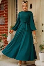 لباس بلند – لباس مجلسی زنانه نوا استایل Neva Style با کد ANT-23101