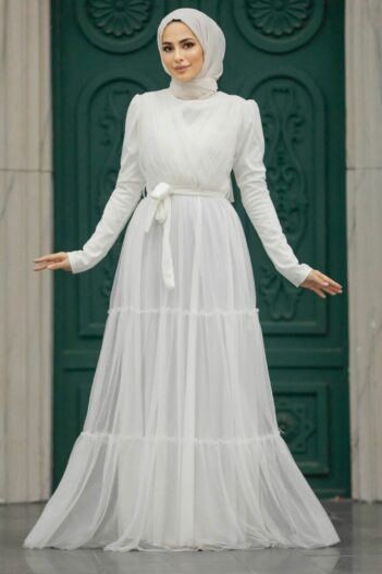 لباس بلند – لباس مجلسی زنانه نوا استایل Neva Style با کد ARM-55621