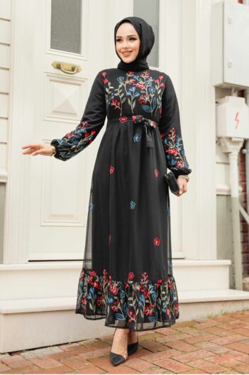 لباس بلند – لباس مجلسی زنانه نوا استایل Neva Style با کد ANT-23233