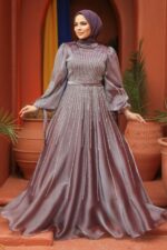 لباس بلند – لباس مجلسی زنانه نوا استایل Neva Style با کد PC-52141