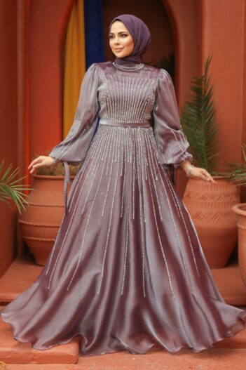 لباس بلند – لباس مجلسی زنانه نوا استایل Neva Style با کد PC-52141