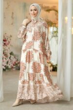 لباس بلند – لباس مجلسی زنانه نوا استایل Neva Style با کد PLL-18234