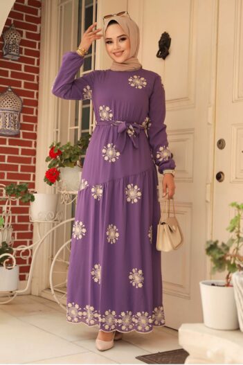 لباس بلند – لباس مجلسی زنانه نوا استایل Neva Style با کد AF-1332