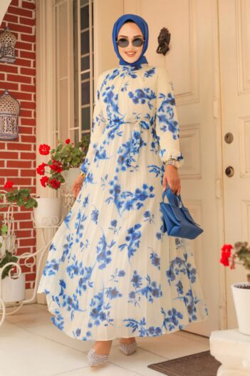 لباس بلند – لباس مجلسی زنانه نوا استایل Neva Style با کد ANT-34462