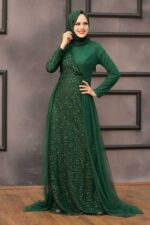 لباس بلند – لباس مجلسی زنانه نوا استایل Neva Style با کد ARM-5345