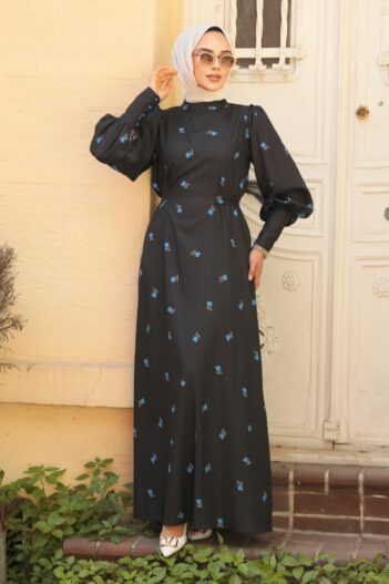 لباس بلند – لباس مجلسی زنانه نوا استایل Neva Style با کد BSL-61093