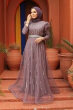 لباس بلند – لباس مجلسی زنانه نوا استایل Neva Style با کد PC-51912