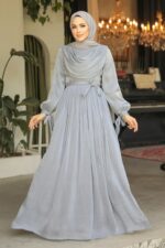 لباس بلند – لباس مجلسی زنانه نوا استایل Neva Style با کد OZD-44591