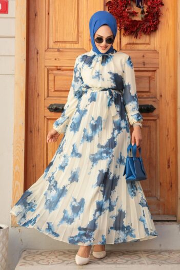 لباس بلند – لباس مجلسی زنانه نوا استایل Neva Style با کد ANT-34461
