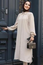 لباس بلند – لباس مجلسی زنانه نوا استایل Neva Style با کد FXY-41401
