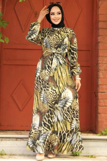 لباس بلند – لباس مجلسی زنانه نوا استایل Neva Style با کد SVT-25261