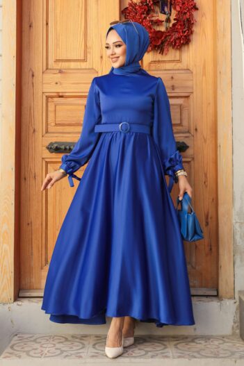 لباس بلند – لباس مجلسی زنانه نوا استایل Neva Style با کد BSL-61092
