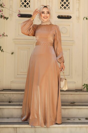 لباس بلند – لباس مجلسی زنانه نوا استایل Neva Style با کد ANT-23301