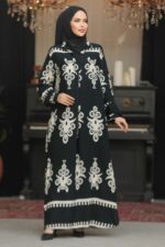 لباس بلند – لباس مجلسی زنانه نوا استایل Neva Style با کد ANT-23172