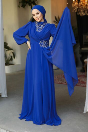 لباس بلند – لباس مجلسی زنانه نوا استایل Neva Style با کد FY-25882