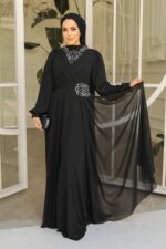 لباس بلند – لباس مجلسی زنانه نوا استایل Neva Style با کد FY-25882