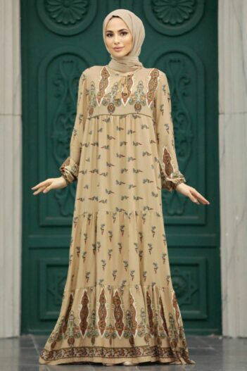لباس بلند – لباس مجلسی زنانه نوا استایل Neva Style با کد ANT-50092