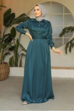 لباس بلند – لباس مجلسی زنانه نوا استایل Neva Style با کد OZD-45661